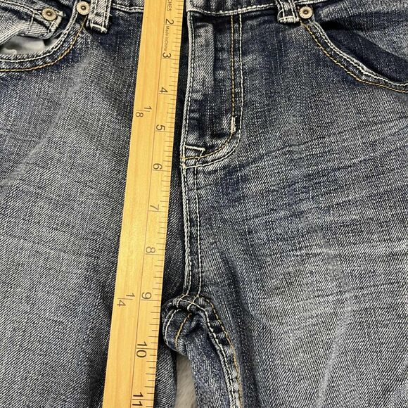 Flypaper Jeans Boys 14 Straight Dark Wash Adjustable Waist Distressed Pockets - Picture 10 of 10